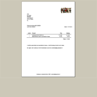 Factuur in pdf voor ieder lid